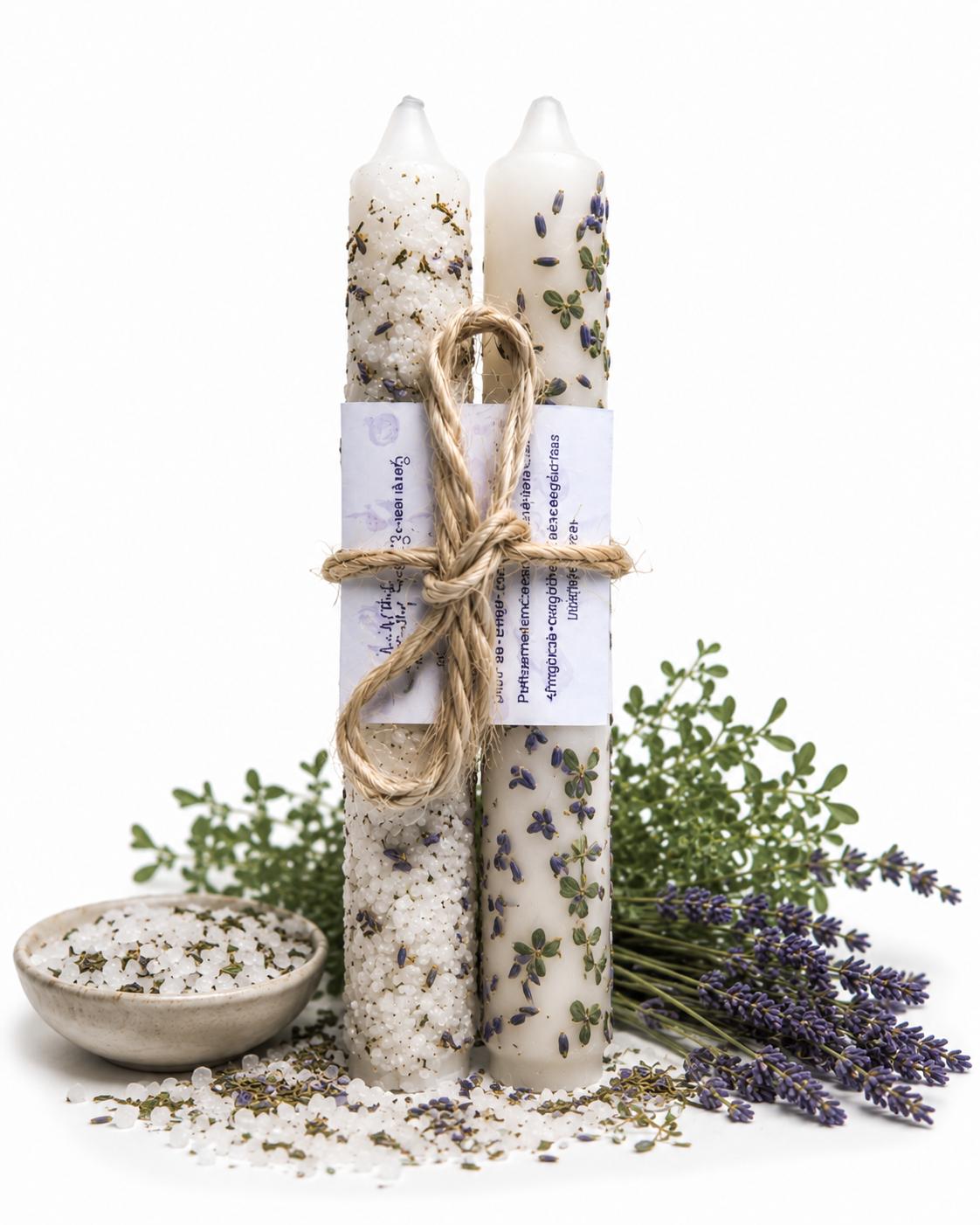 Kit de Velas com Ervas