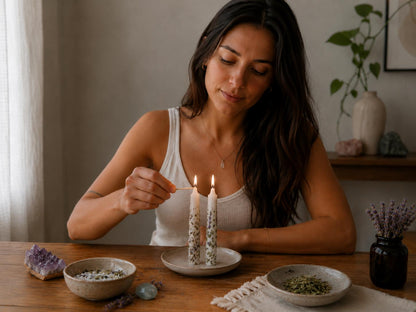 Kit de Velas com Ervas